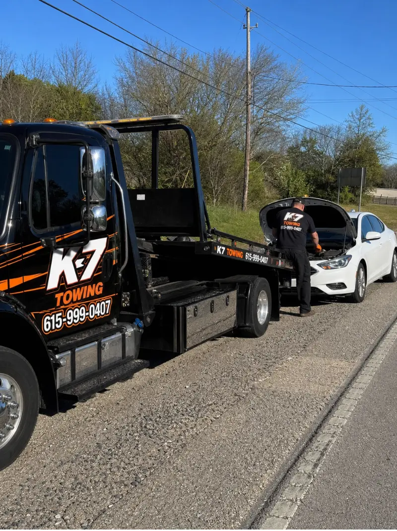 Roadside assistance Nolensville TN — K7 Towing Recovery Nashville